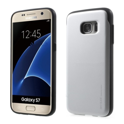Samsung Galaxy S7 Edge Sky Slide Bumper Case Silver