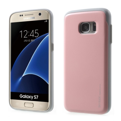 Samsung Galaxy S7 Edge Sky Slide Bumper Case  BabyPink