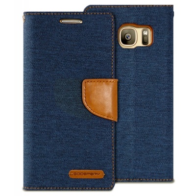 Samsung Galaxy S7 Canvas Wallet Case  Denim