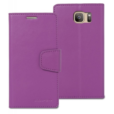 Samsung Galaxy S7 Sonata Wallet Case   Purple