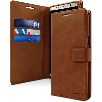 Samsung Galaxy S8 Plus Bluemoon  Wallet Case Brown