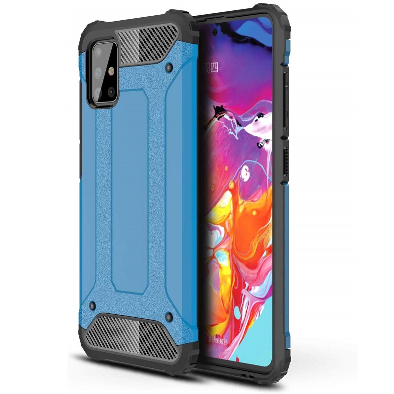 Samsung Galaxy A51 Case - Blue Luxury Armor