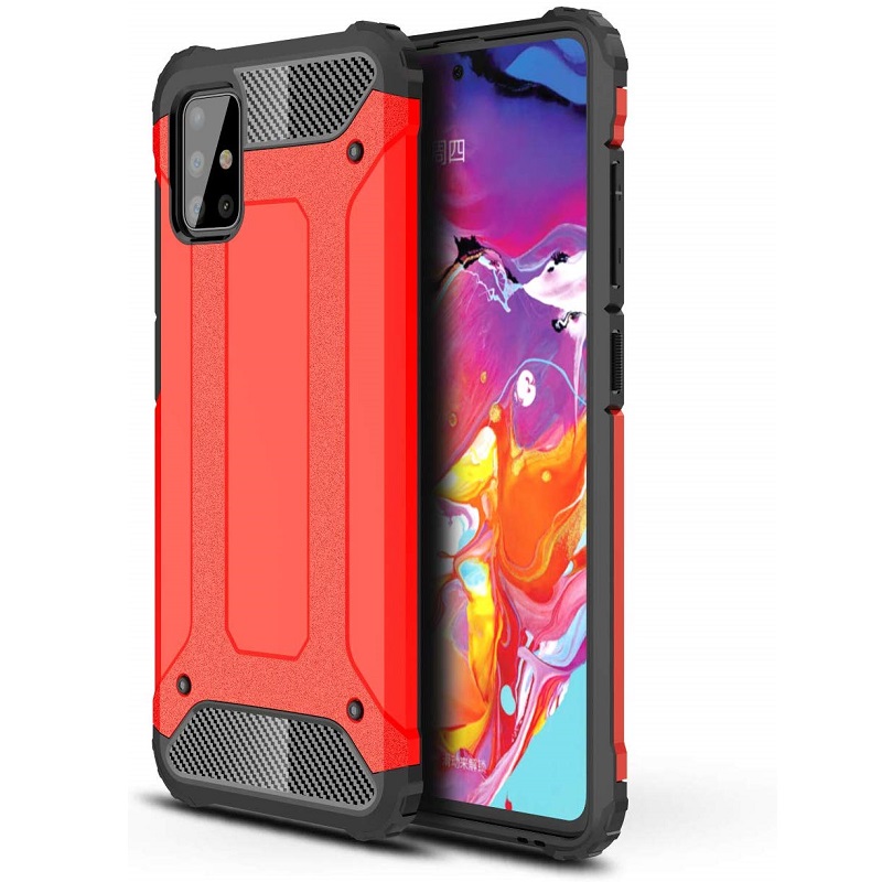 Samsung Galaxy A51 Case - Orange Luxury Armor