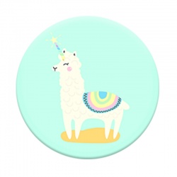 Llamacorn Teal PopGrip