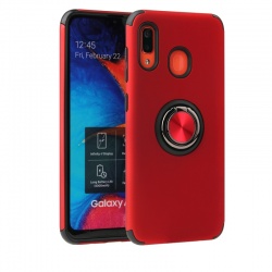 huawei p smart 2019  Magnetic Ring Holder Cover Red