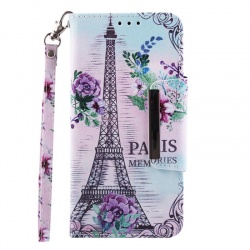 Huawei P10 Lite Wallet Case Paris