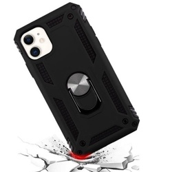 Iphone 11 Finger Loop Armor Hybrid Case | black