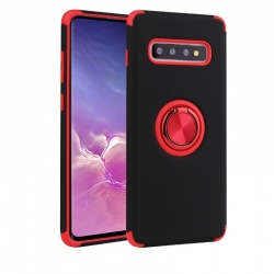 Samsung Galaxy S10e Magnetic Ring Holder Cover Black/Red