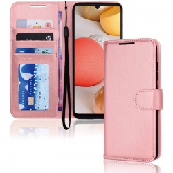 Samsung  Galaxy A02S  Wallet Case Rosegold