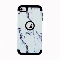 iPod Touch (5th/6th Generation) Hybrid Protector Marble Pattern Cover Black/White