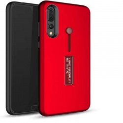 Huawei P20 Lite  Kickstand Shockproof Cover Red