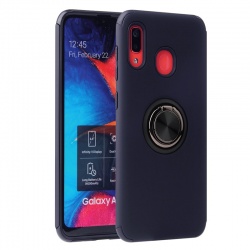 Huawei P30 Lite Case Magnetic Ring Holder Cover Blue