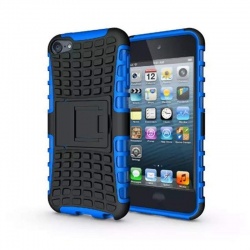 iPod Touch (5th/6th Generation)  Hybrid Protector Stand Cover Black/Blue