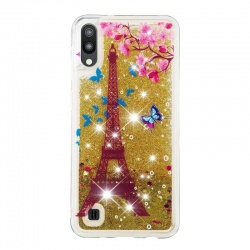 Samsung Galaxy A10 Liquid Glitter Case -Paris