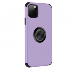 iPhone 12 Magnetic Ring Holder Cover PURPLE