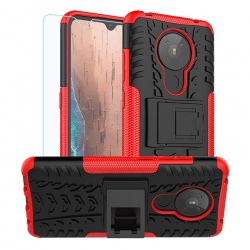 Nokia 5.3 Tyre Defender Case | Black/Red