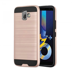 Samsung Galaxy A3(2017)  Shockproof Dual Layered Back Case Rosegold