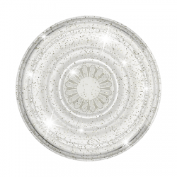 Clear Glitter Silver Pop Socket