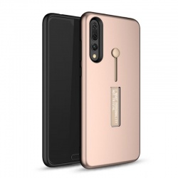 Huawei P20 Lite  Kickstand Shockproof Cover Rosegold