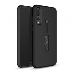 Huawei P20 Lite  Kickstand Shockproof Cover Black