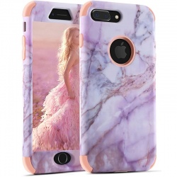 iPhone 7 / iPhone 8 Case Marble Cover RoseGold