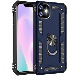 Iphone 11 Finger Loop Armor Hybrid Case |Blue