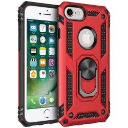 iPhone SE (2nd Gen) and iPhone  7 /8 Ring Armor Cover - Red