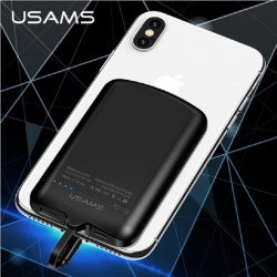 Nano Back Clipped Power Bank With Sticker 4000mAh Black|USAMS