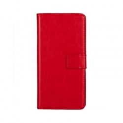 OnePlus 6 PU Leather Wallet Case Red