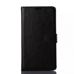 Samsung Galaxy Note 4 PU Leather Wallet Case Black