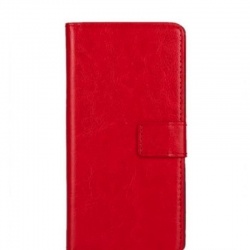 Samsung Galaxy Note 4 PU Leather Wallet Case Red