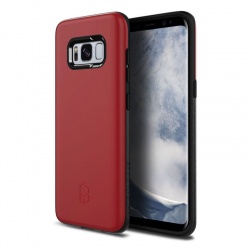 Samsung Galaxy S8 Plus Patchwork Level ITG Series Case Red