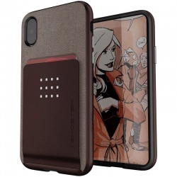 iPhone X Case Ghostek Exec 2 Series Case Brown