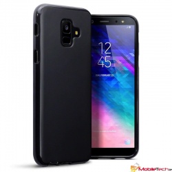 Samsung Galaxy A6-2018 TPU Silicon Back Phone Cover|Black
