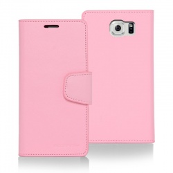 Samsung Galaxy S6 Sonata Wallet Case   Pink