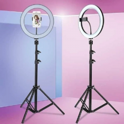 LED Ring Light 14 Inch With Tripod Black (2.1 M)