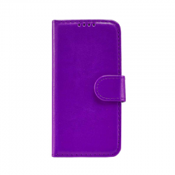 iPhone XR Wallet Case Purple