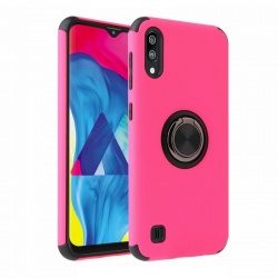 Samsung Galaxy A10 Magnetic Ring Holder Cover Hot Pink