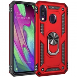 Samsung Galaxy A40 Ring Armor Red