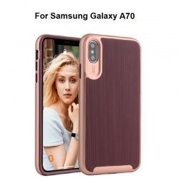 Samsung Galaxy  A70 Wavelength Shockproof Case | Burgundy
