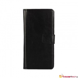 Huawei Y5P 2020 Leather Wallet Case Black