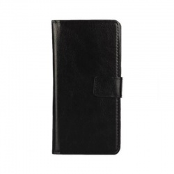 Motorola G4 Play PU Leather Wallet Case Black