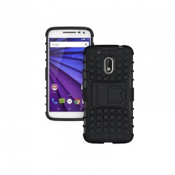 Motorola G4 Play Tyre Defender Cover Black