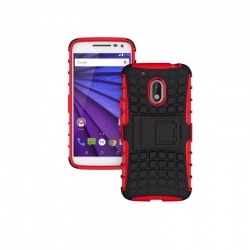 Motorola G4 Play Tyre Defender Cover Red