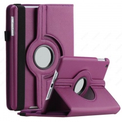 iPad Mini 1/2/3 - 360 Rotating Case Purple