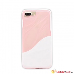 iPhone SE(2nd Gen) and iPhone 7/8 Case Water Ripple Clear Cover  Pink