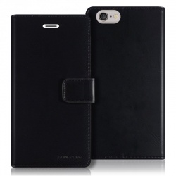 iPhone 6/6s Plus Bluemoon Wallet Case Black
