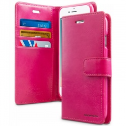 Apple iPhone 13 Mini Case Hanman Wallet Cover Hot Pink