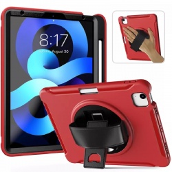 iPad Air/ iPad Air2 / iPad Pro 9.7 Shockproof Cover With Strap Holder| Red