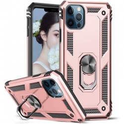 iPhone 12 / 12 Pro Ring Armor Cover Rosegold